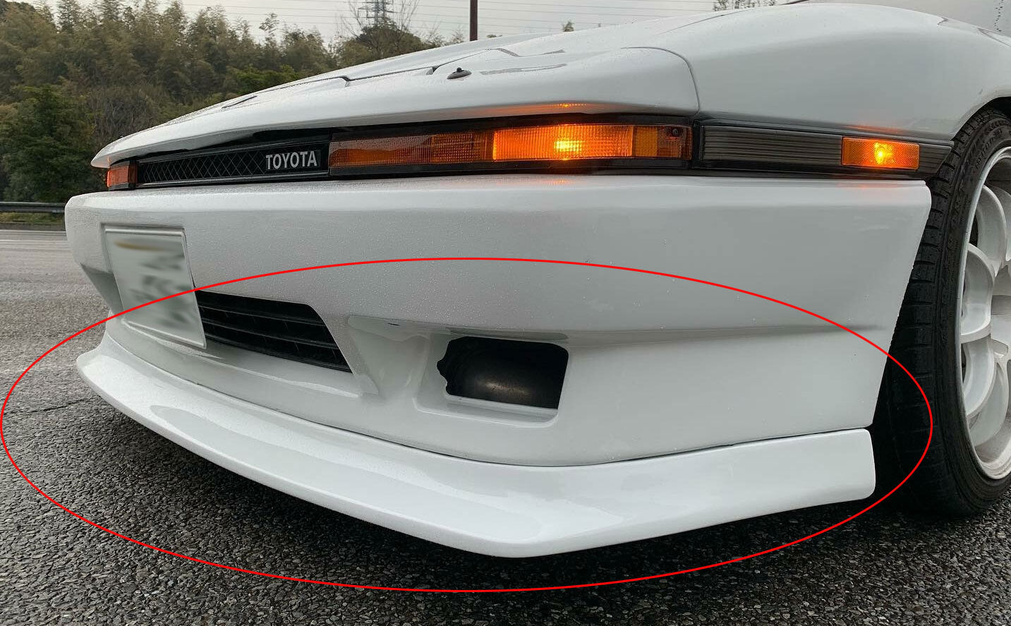 STYLE-A FRONT BUMPER LIP : TOYOTA SUPRA (MK3) (FACELIFT)