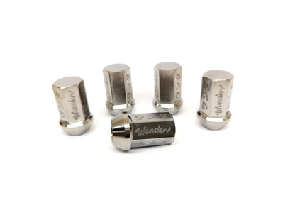 WONDER! RAW TITANIUM LUG NUT SET