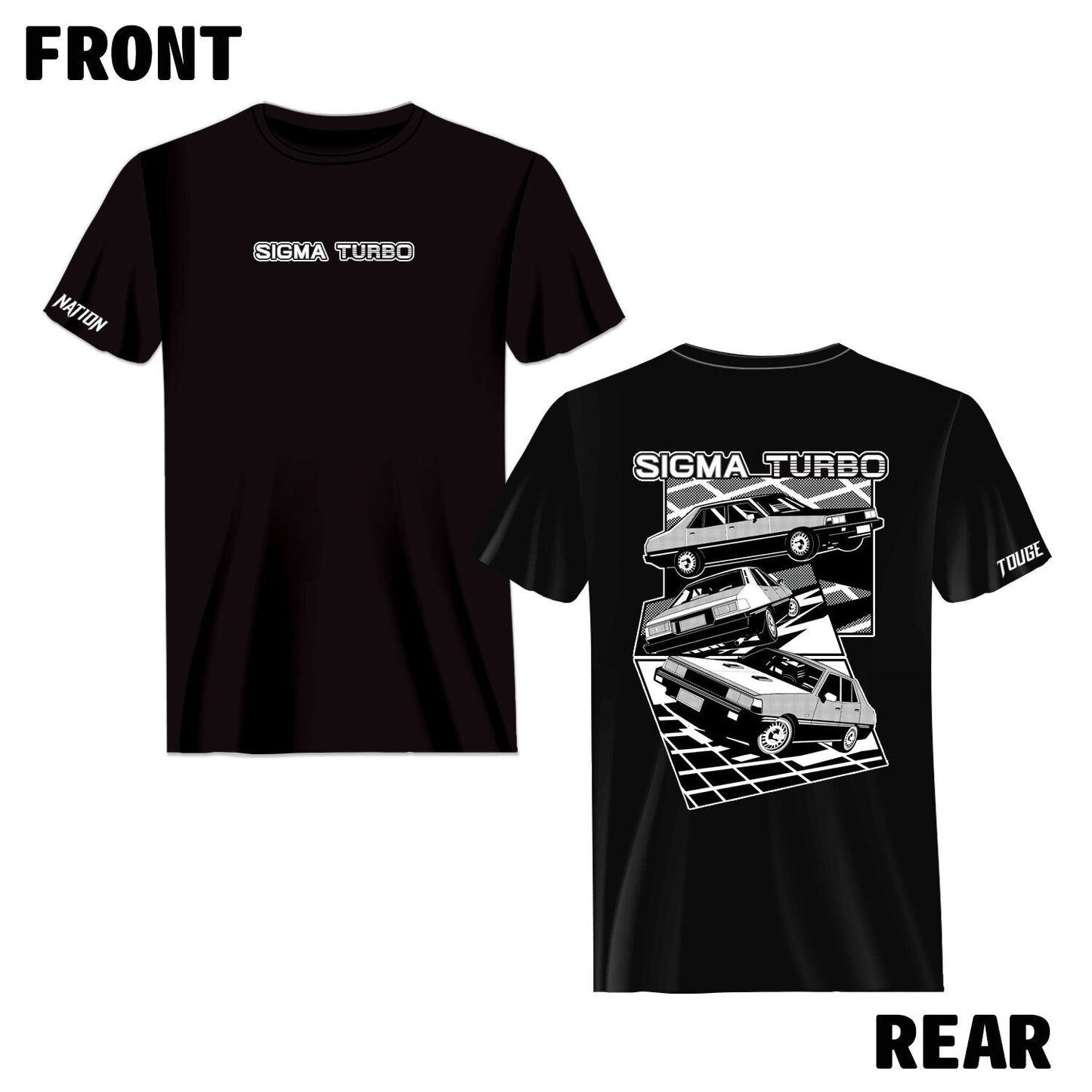 TRIBUTE T-SHIRT : MITSUBISHI SIGMA TURBO